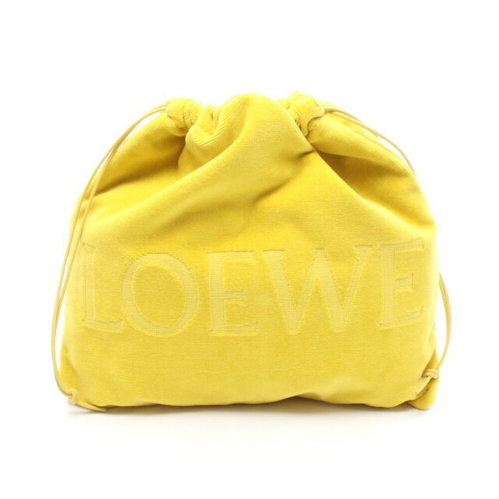 Loewe Drawstring Pouch Bag Yellow - image 1